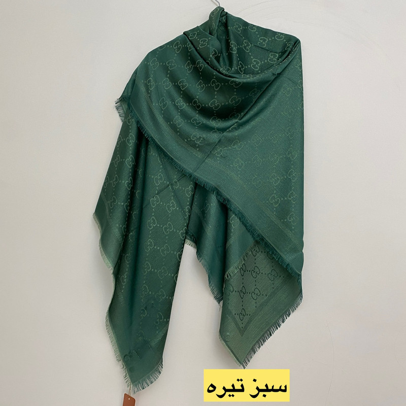 روسری زنانه مدل نخی ژاکارد لمه دار وارداتی اعلاء