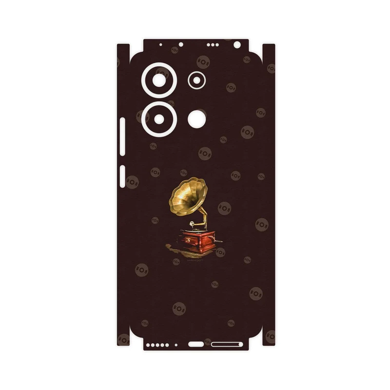 برچسب پوششی ماهوت مدل Gramophone Nostalgia-FullSkin مناسب برای گوشی موبایل شیائومی Redmi Note 13 4G