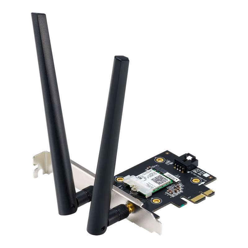 کارت شبکه بی سیم ایسوس مدل Asus AX3000 PCI-E WiFi 6 with Bluetooth 5.0