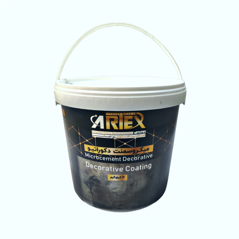 میکروسمنت دکوراتیو خاکستری آرتکس مدل rc18 وزن 20 کیلوگرم