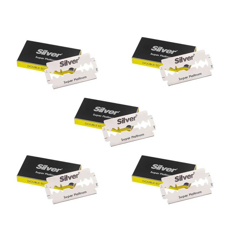 تیغ یدک سیلور مدل  super platinum  مجموعه 5 عددی