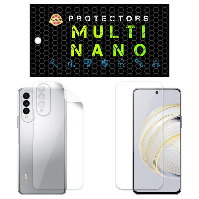  محافظ صفحه نمایش مولتی نانو مدل X-SFT مناسب برای گوشی موبایل هوآوی Nova 10Z به همراه محافظ پشت
