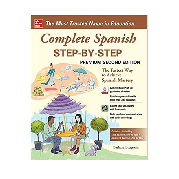 کتاب Complete Spanish Step-By-Step اثر Barbara Bregstein انتشارات McGraw Hill 