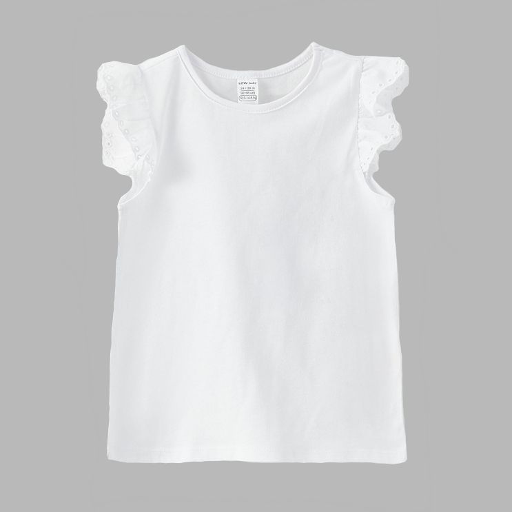 تی شرت آستین کوتاه دخترانه ال سی وایکیکی مدل Dkk-lcw21 -  - 1