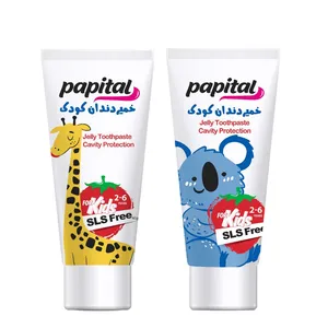 خمیردندان animals کودک پاپیتال-60 میلی لیتر مجموعه دو عددی