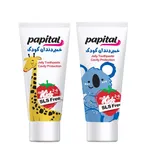 خمیردندان animals کودک پاپیتال-60 میلی لیتر مجموعه دو عددی