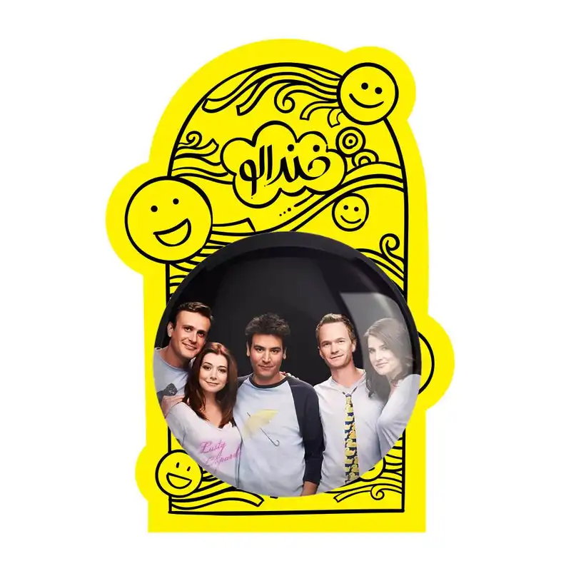 آینه جیبی خندالو مدل سریال آشنایی با مادر How I Met Your Mother  کد 13781