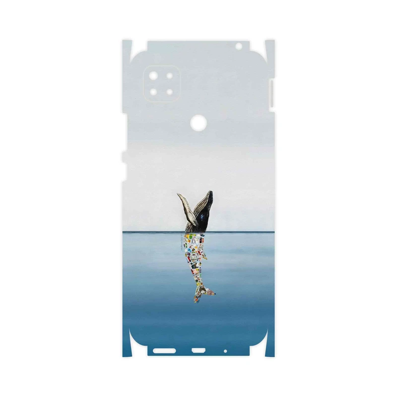 برچسب پوششی ماهوت مدل Collage of Sea Trash-FullSkin مناسب برای گوشی موبایل شیائومی Redmi 9 Activ
