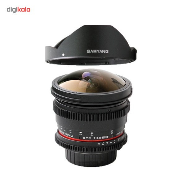 لنز 8mm T38 Asph IF MC Fisheye CSII DH VDSLR Canon
