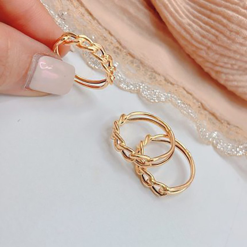 انگشتر طلا 18 عیار زنانه طلای کامک مدل A1  - 7