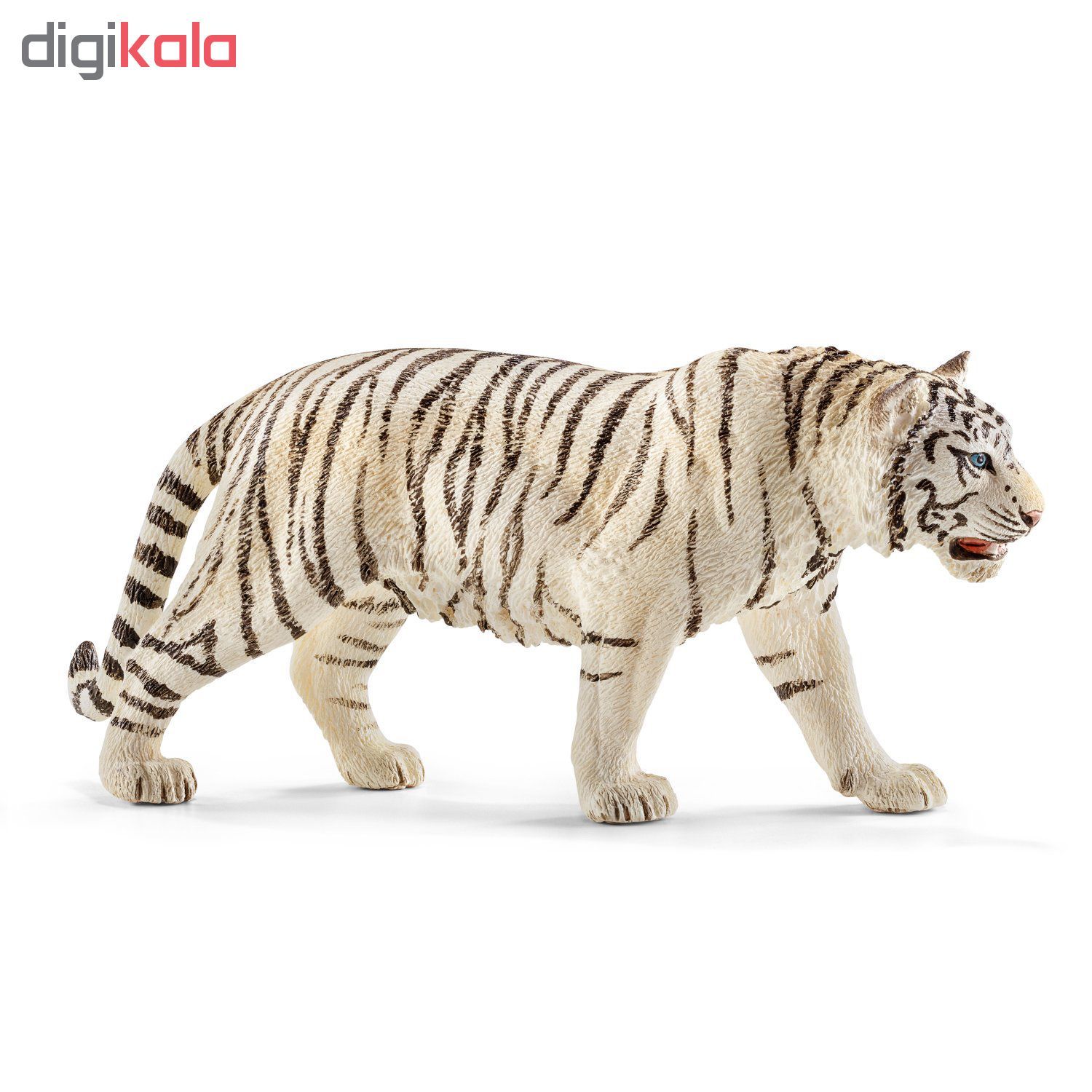فیگور حیوانات مدل tiger white