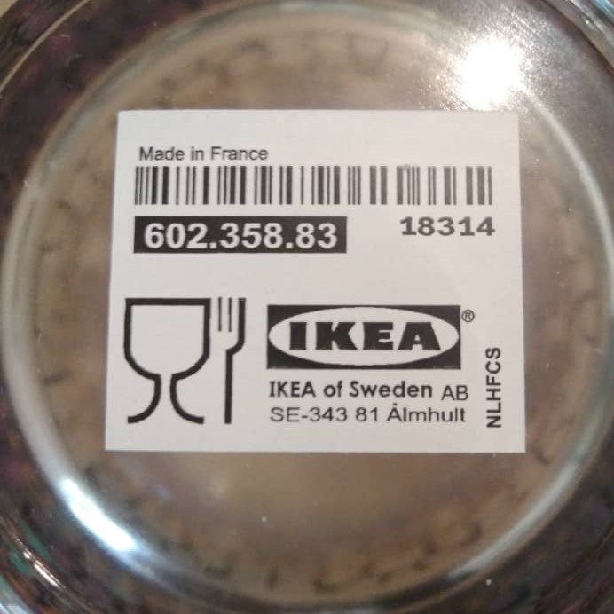 لیوان ایکیا مدل 06-Mirkla - بسته 6 عددی