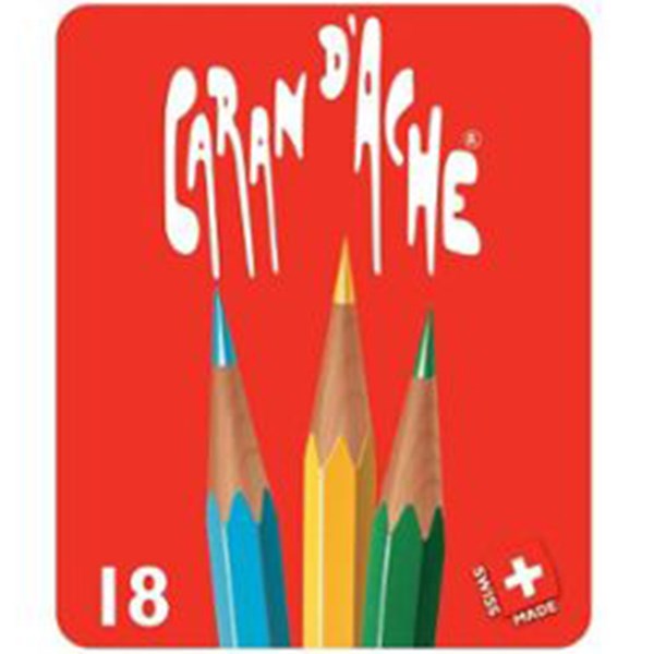 مداد رنگی 18 رنگ Caran d'Ache مدل 288418