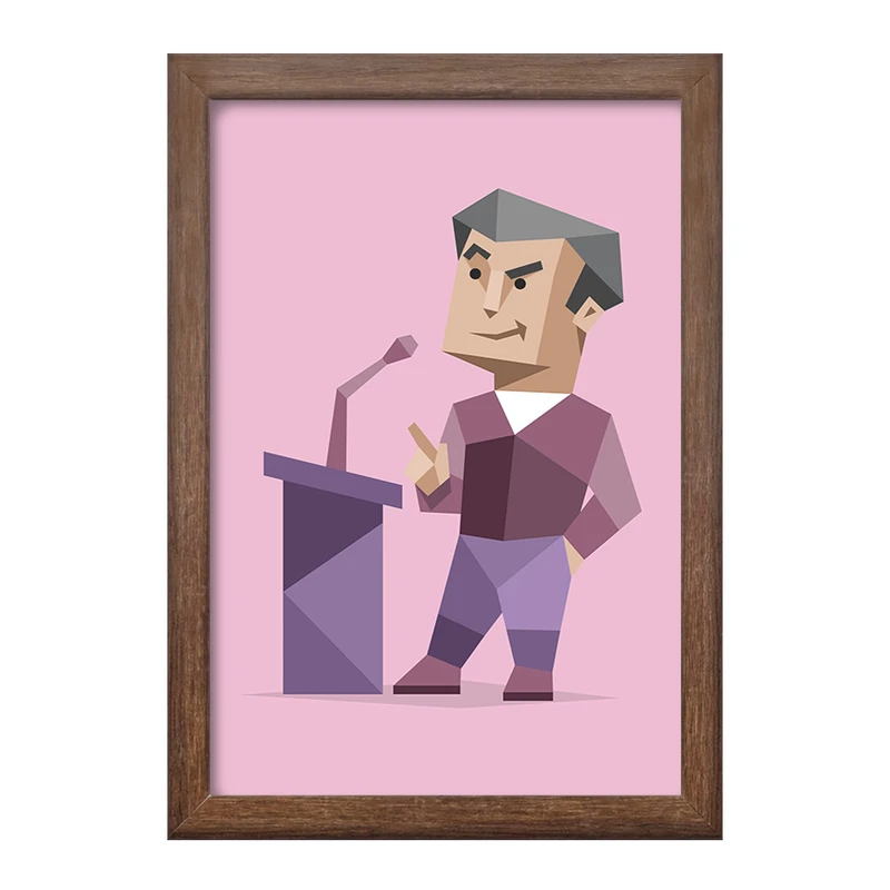 تابلو خندالو طرح تایپ شخصیتی مبلغ ENTP  کد 7704