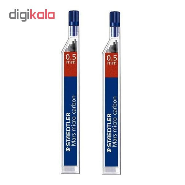 نوک مداد نوکی استدلر مدل Mars Micro Carbon قطر نوشتاری 0.5 میلی متر بسته ۲ عددی نوک مداد نوکی استدلر مدل Mars Micro Carbon قطر نوشتاری 0.5 میلی متر بسته ۲ عددی