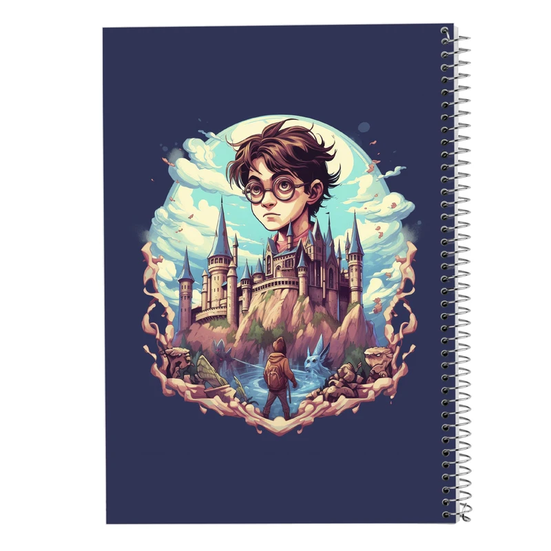 دفتر مشق 100 برگ مدوپد مدل هری پاتر harrypotter کد DF10250