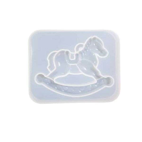 قالب رزین مدل آویز فانتزی طرح اسب کد 01