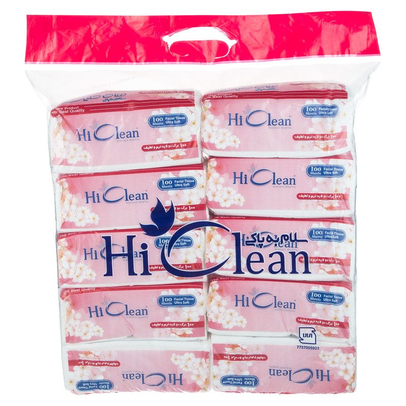 پک دستمال کاغذی های کلین مدل Ultra Soft بسته 10 عددی