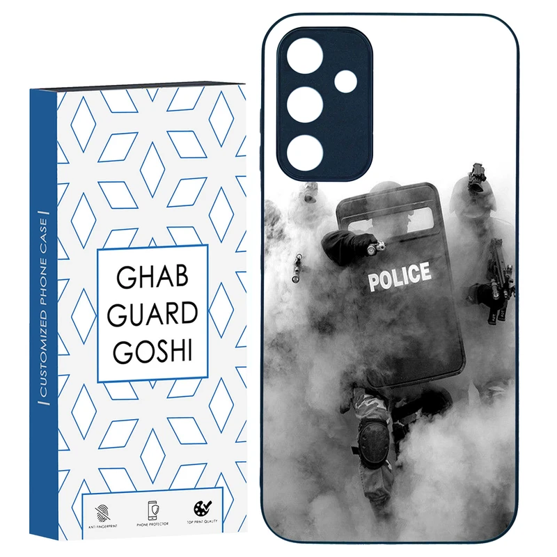 کاور قاب گارد گوشی طرح police کد TPU-136 مناسب برای گوشی موبایل سامسونگ Galaxy A15