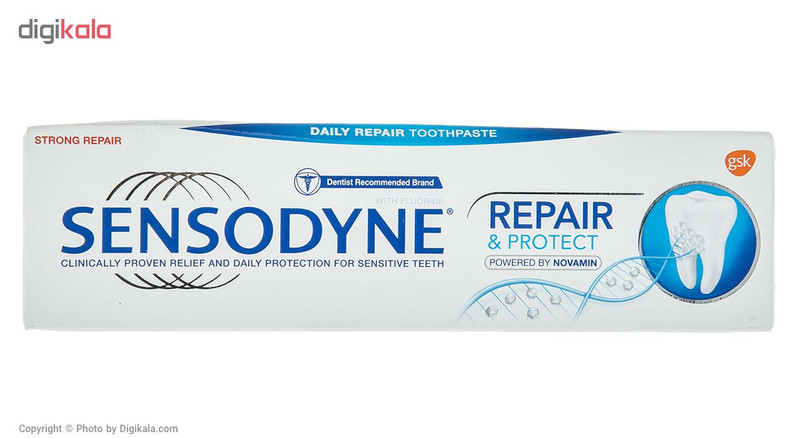 خمیر دندان سنسوداین مدل Repair And Protect حجم 6 میلی لیتر