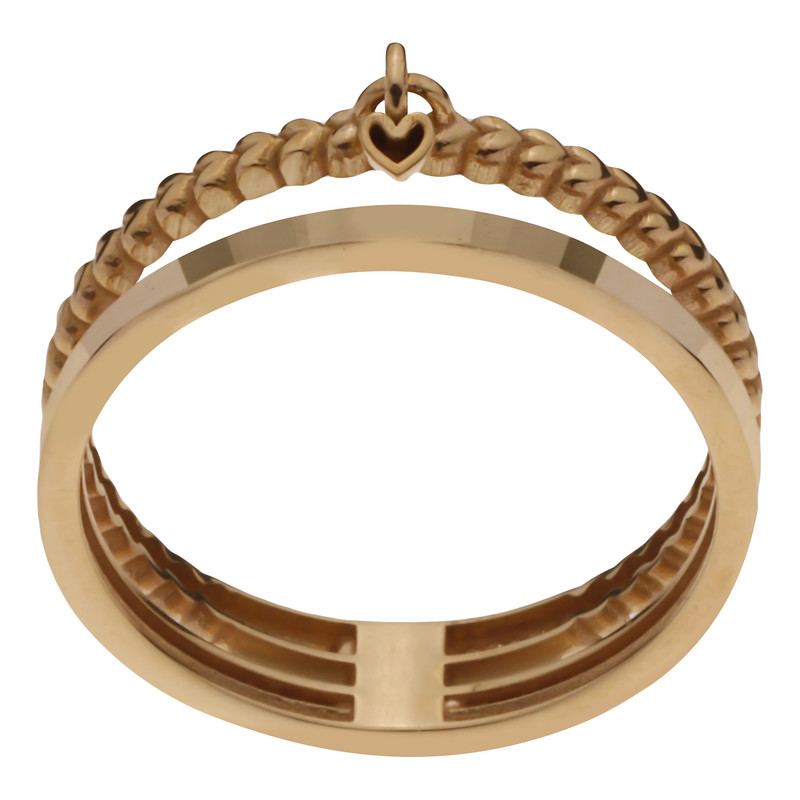 انگشتر طلا 18 عیار زنانه گلدم مدل R3312002