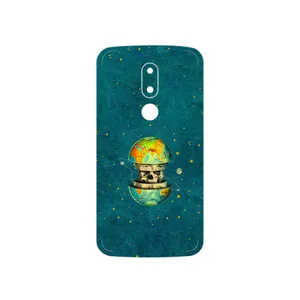 MAHOOT Collage of Earth Face Cover Sticker for Motorola Moto M