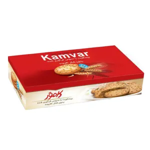 بیسکویت رژیمی با سبوس فرآوری شده بدون قند کامور - 1000 گرم