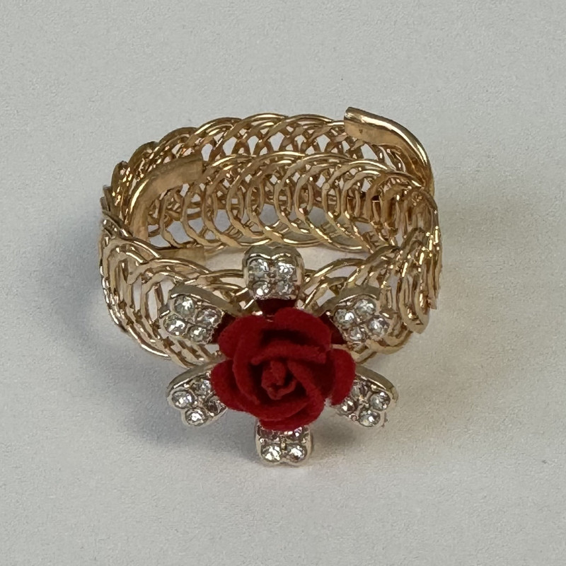 دستبند دخترانه مدل فنری طرح گل کد nggol110