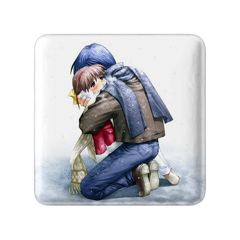 مگنت خندالو طرح سوشینو اوشینو انیمه کلاناد Clannad  مدل مربعی کد 22432