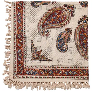 سفره قلمکار گالری مثالین کد 301037 سایز 80 * 80 سانتی متر
