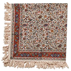 سفره قلمکار  گالری مثالین کد 301038 سایز 80 * 80 سانتی متر