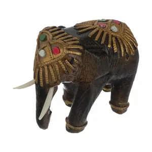مجسمه چوبی  مدل فیل کد D2