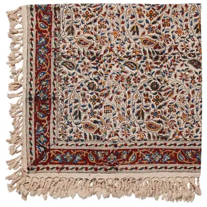 سفره قلمکار گالری مثالین کد 301039 سایز 80 * 80 سانتی متر