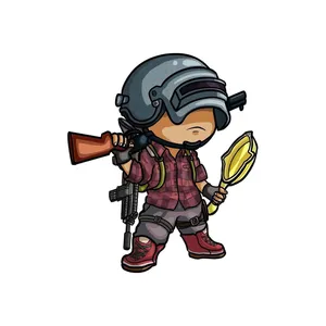 استیکر لپ تاپ و موبایل مدل بازی طرح pubg Player Unknwn's Battle Grounds کد 1926