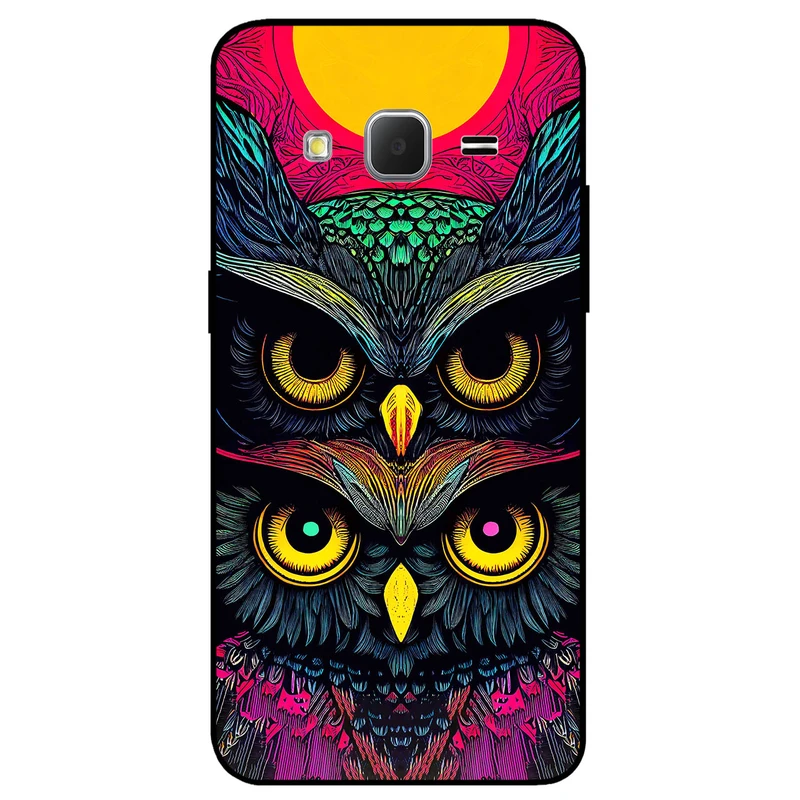 کاور مگافون طرح جغد مدل 1904 مناسب برای گوشی موبایل سامسونگ Galaxy J7 2015 / J7 Core   