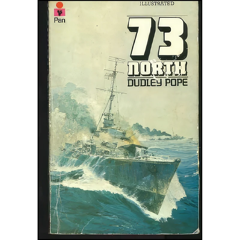 کتاب 73 NORTH  اثر Dudley Pope انتشارات Pan Books