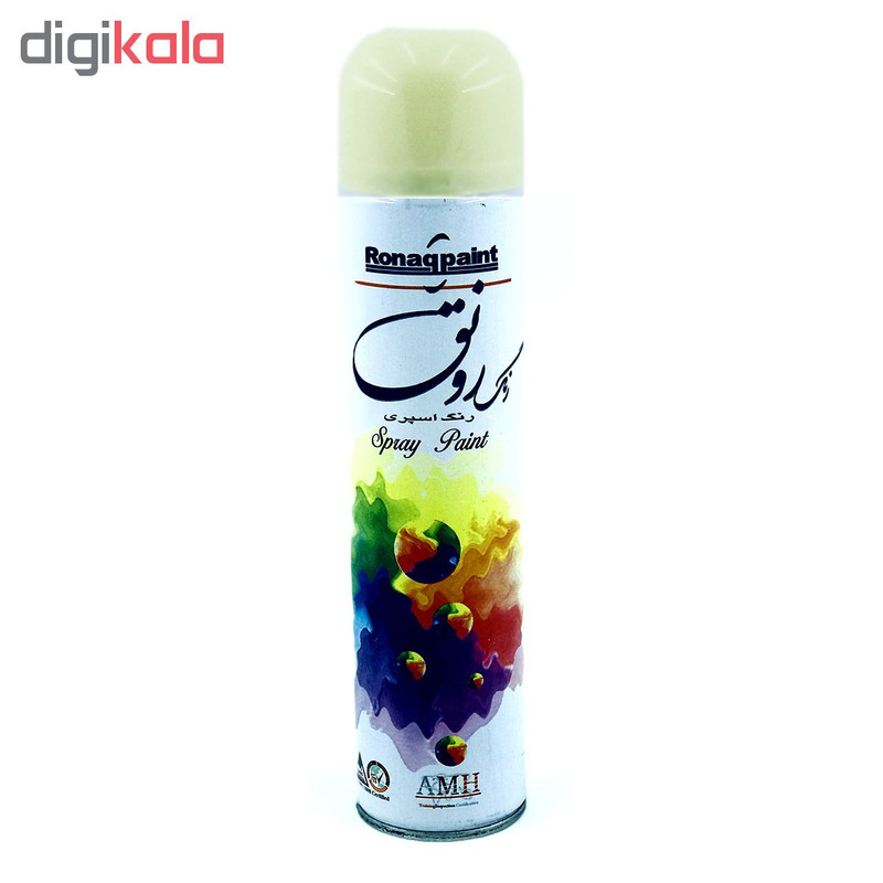 اسپری رنگ کرم رونق مدل P007 حجم 300 میلی لیتر اسپری رنگ کرم رونق مدل P007 حجم 300 میلی لیتر