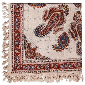 سفره قلمکار  گالری مثالین کد 301041 سایز 80 * 80 سانتی متر