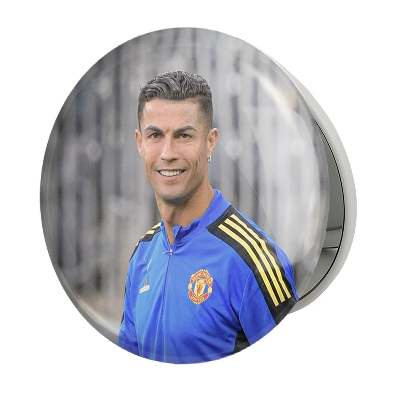 آینه جیبی خندالو طرح کریستیانو رونالدو مدل تاشو کد 13913 
