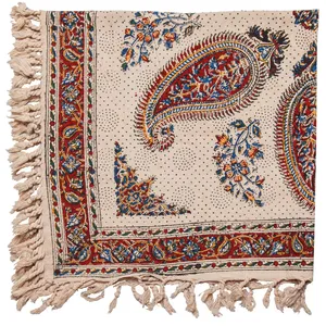 سفره قلمکار گالری مثالین کد 301042 سایز 80 * 80 سانتی متر