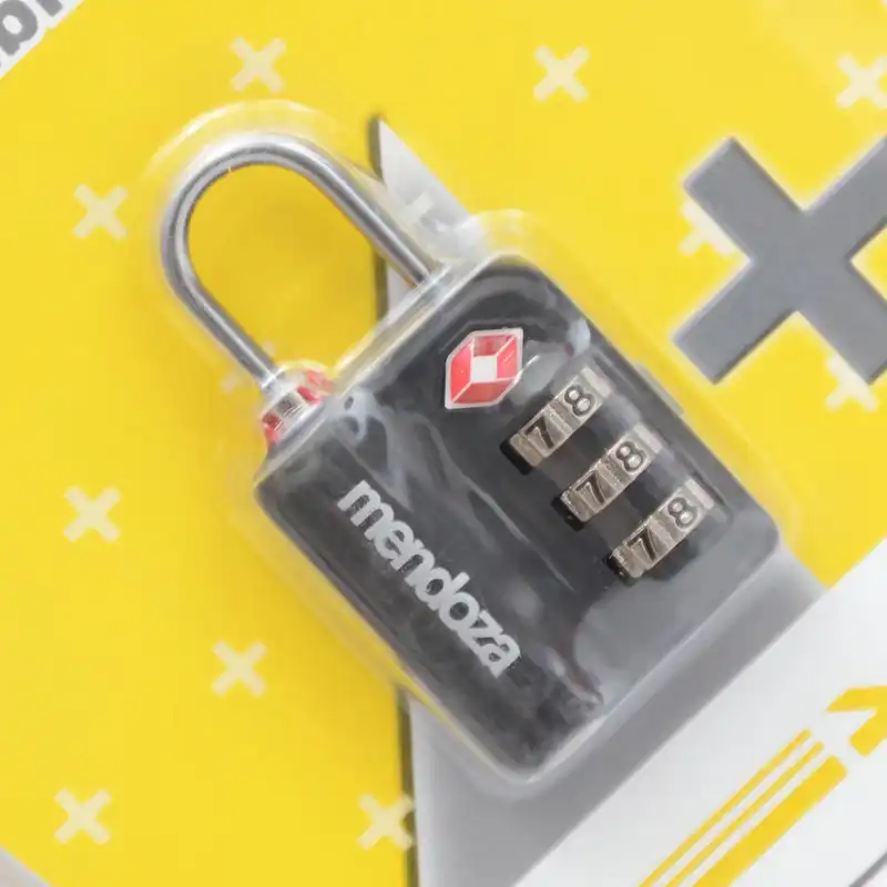 قفل چمدان و کوله پشتی مندوزا مدل TSA BLK