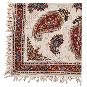 سفره قلمکار گالری مثالین کد 301043 سایز 80 * 80 سانتی متر