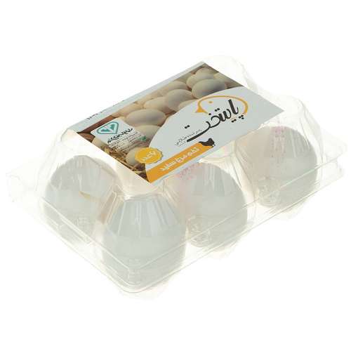 تخم مرغ پایتخت بسته 6 عددی