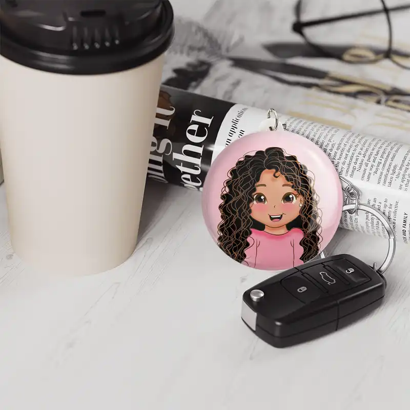 جاکلیدی خندالو مدل دخترانه فانتزی کد 25734