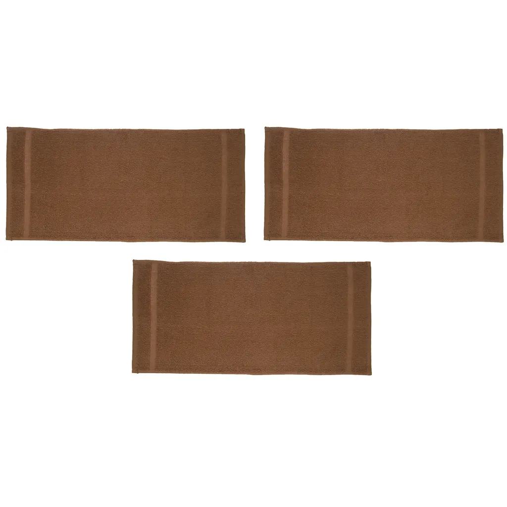 حوله دستی فرش مریم مدل A01 ابعاد 30 × 60 سانتی‌متر بسته 3 عددی