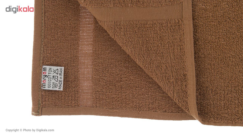 حوله دستی فرش مریم مدل A01 ابعاد 30 × 60 سانتی‌متر بسته 3 عددی