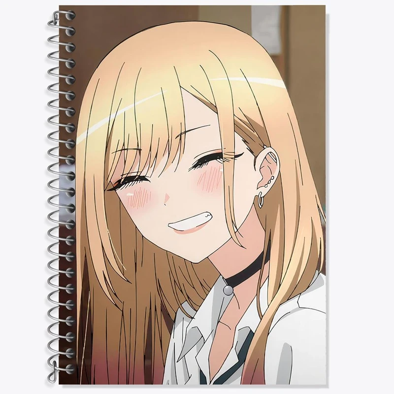 دفتر زبان 50 برگ خندالو مدل سه خط طرح کیتاگاوا انیمه مای درس آپ دارلینگ کد 23916