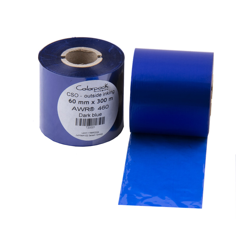 ریبون پرینتر لیبل زن مدل Wax 60mm x 300m