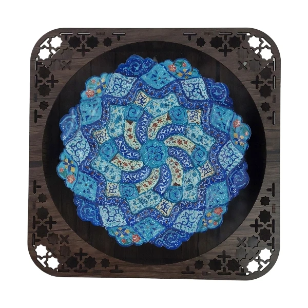 بشقاب میناکاری کد B1064