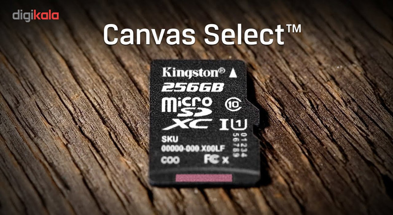 کارت حافظه microSDHC کینگستون کلاس 10 استاندارد UHC-I U1 سرعت 80MBps همراه با آداپتور SD ظرفیت 16 گیگابایت